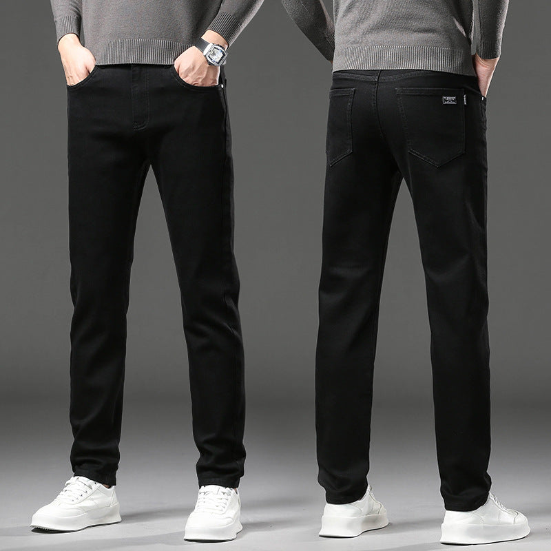 Fleece lined classic denim jeans for men | Kellan