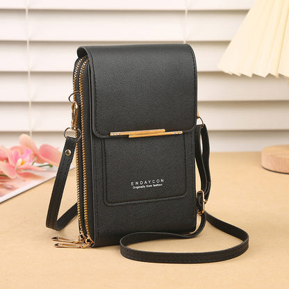 Stylish touch-screen phone messenger bag for women | Cora