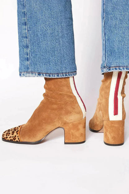 Elegant grace-step heeled ankle boots for women | Aria