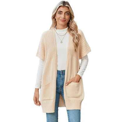 Lightweight open-front knit everyday cardigan for women | Cassava