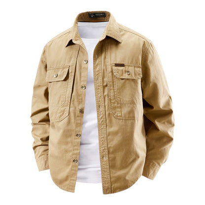 Classic work shirt with pockets for men | Brenton