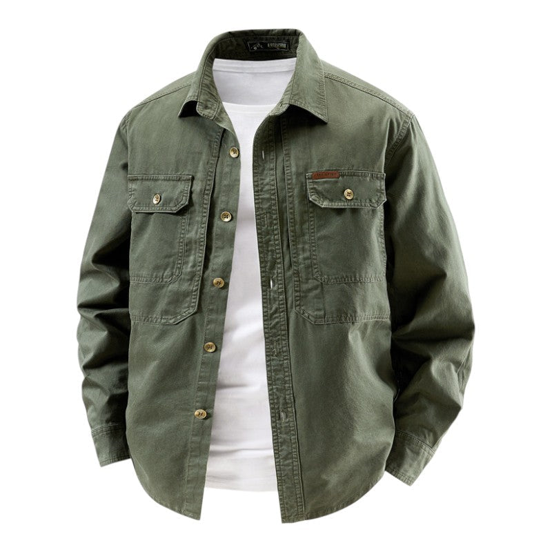 Classic work shirt with pockets for men | Brenton