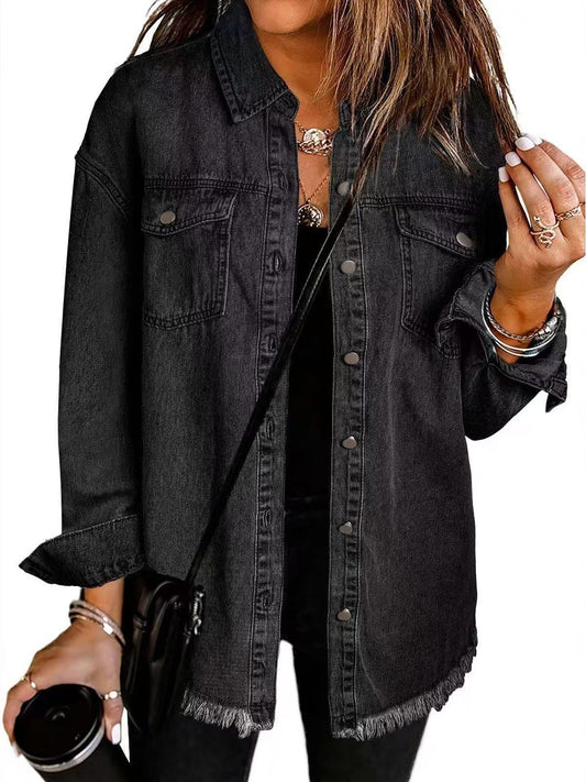 Classic signature denim everyday jacket for women | Katja