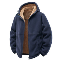 Hooded zip jacket for men | Alder