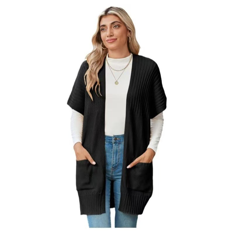 Lightweight open-front knit everyday cardigan for women | Cassava