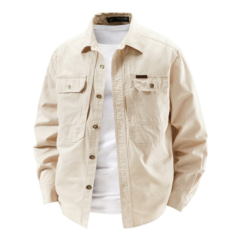 Classic work shirt with pockets for men | Brenton