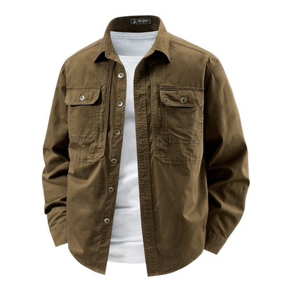 Classic work shirt with pockets for men | Brenton