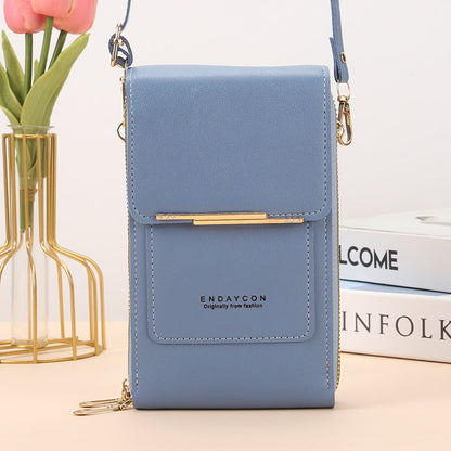 Stylish touch-screen phone messenger bag for women | Cora