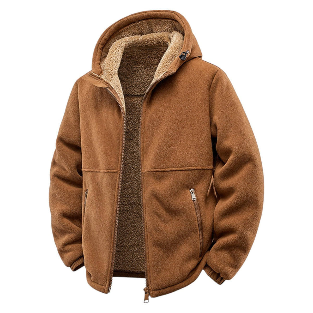 Hooded zip jacket for men | Alder