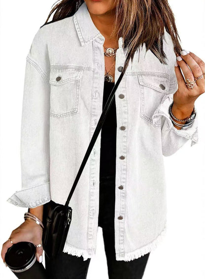 Classic everyday denim jacket for women | Roxane