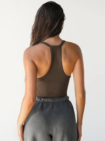 Adeline | Women's V Neck Tie Sleeveless Top