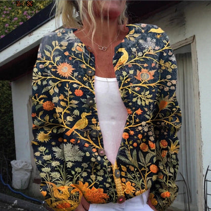 Floral Open-Front Cardigan for Women | Mirelle