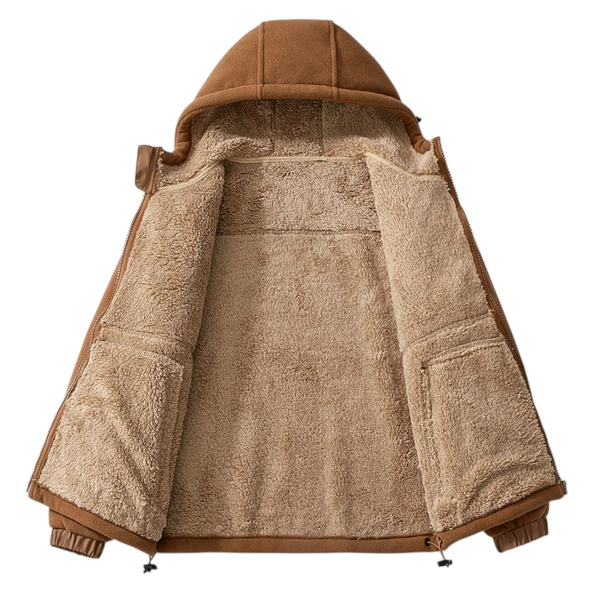 Hooded zip jacket for men | Alder