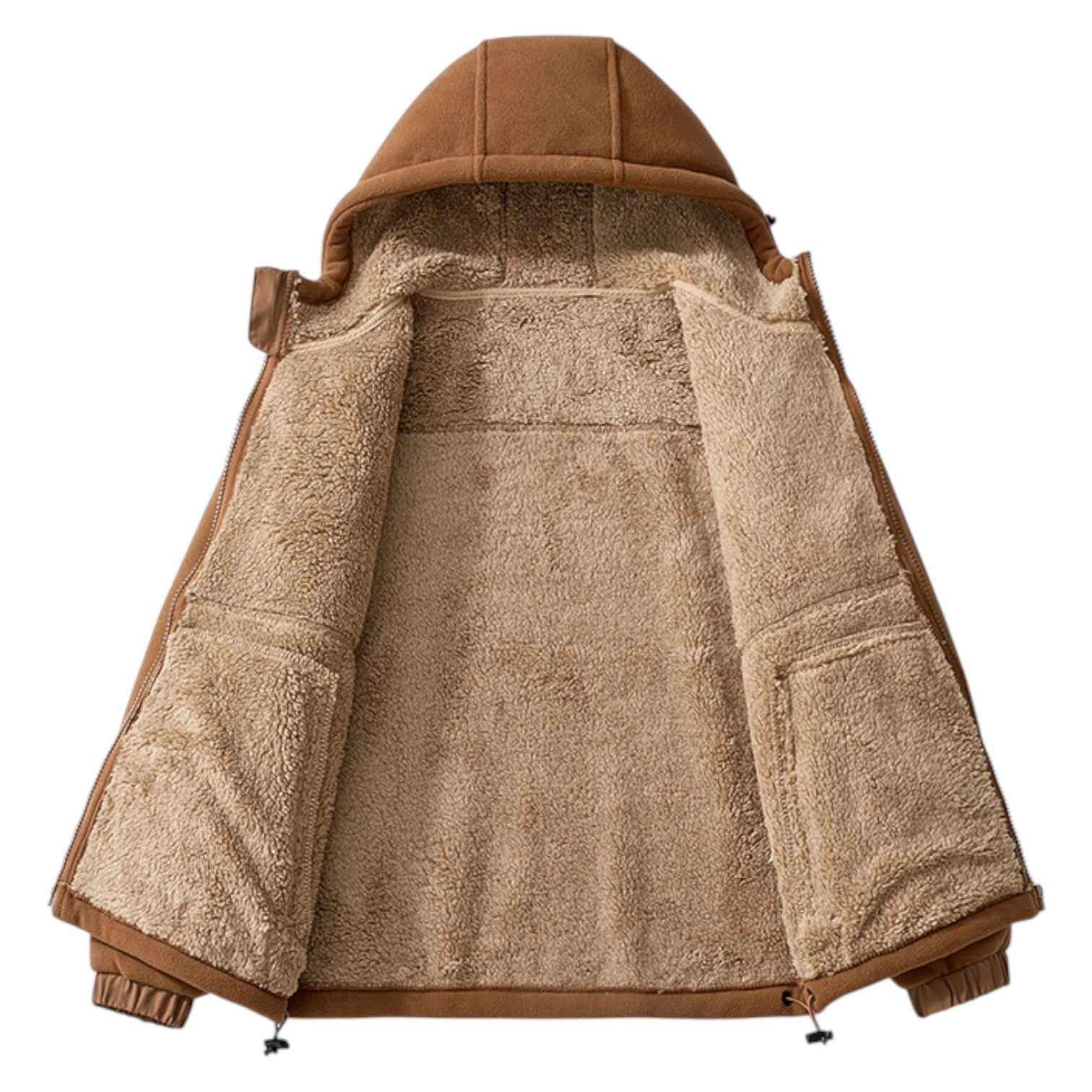 Hooded zip jacket for men | Alder