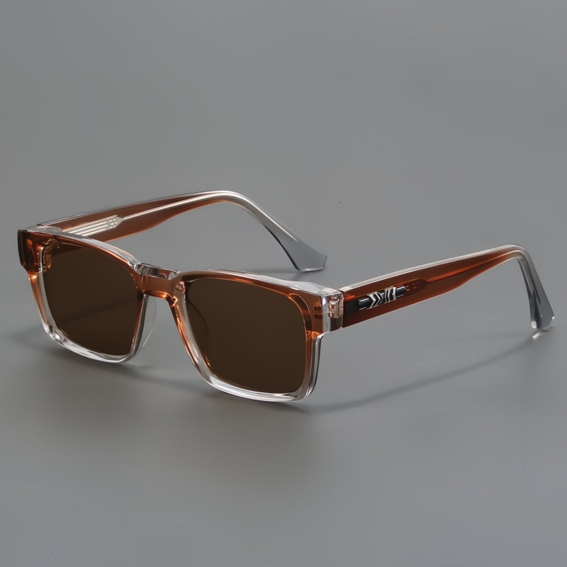 Squared-frame ergonomic sunglasses for men | Ellery