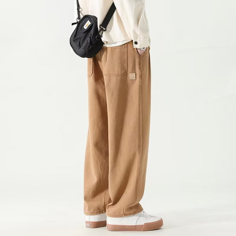 Relaxed wide leg pleated pants for women | Arlen