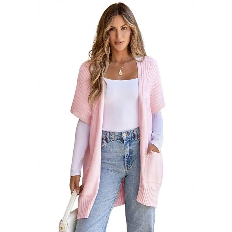 Lightweight open-front knit everyday cardigan for women | Cassava