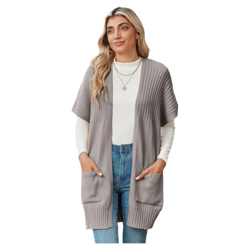Lightweight open-front knit everyday cardigan for women | Cassava