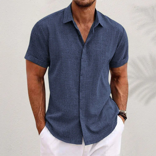 Connor | Men's Classic Collared Button Front Shirt