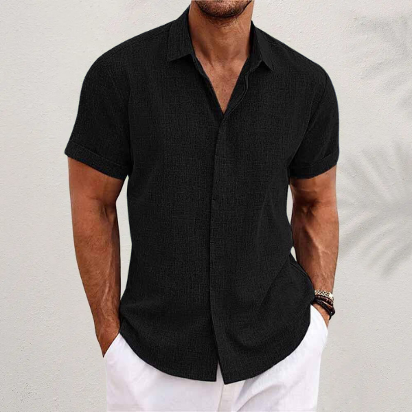 Connor | Men's Classic Collared Button Front Shirt