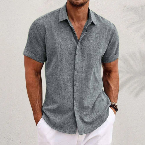 Connor | Men's Classic Collared Button Front Shirt
