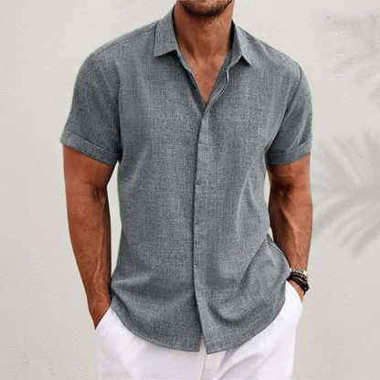 Connor | Men's Classic Collared Button Front Shirt