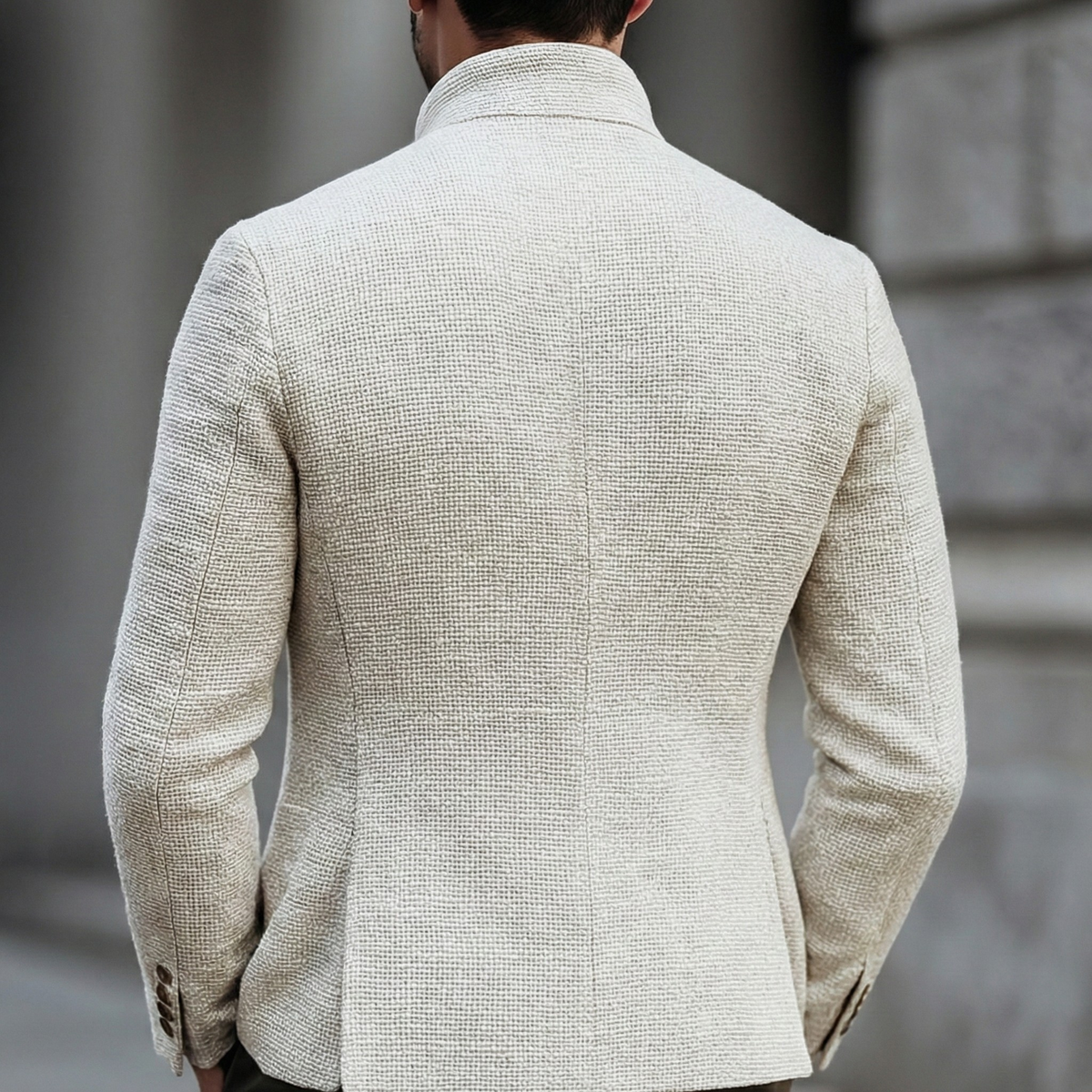 Calix | Men's Single Breasted Stand Collar Cardigan