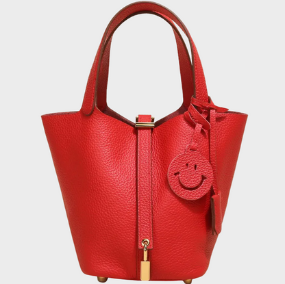 Kennedy | Women's Pebbled Shoulder Bag with Lock Detail