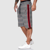 Plaid knee-length shorts for men | Orion