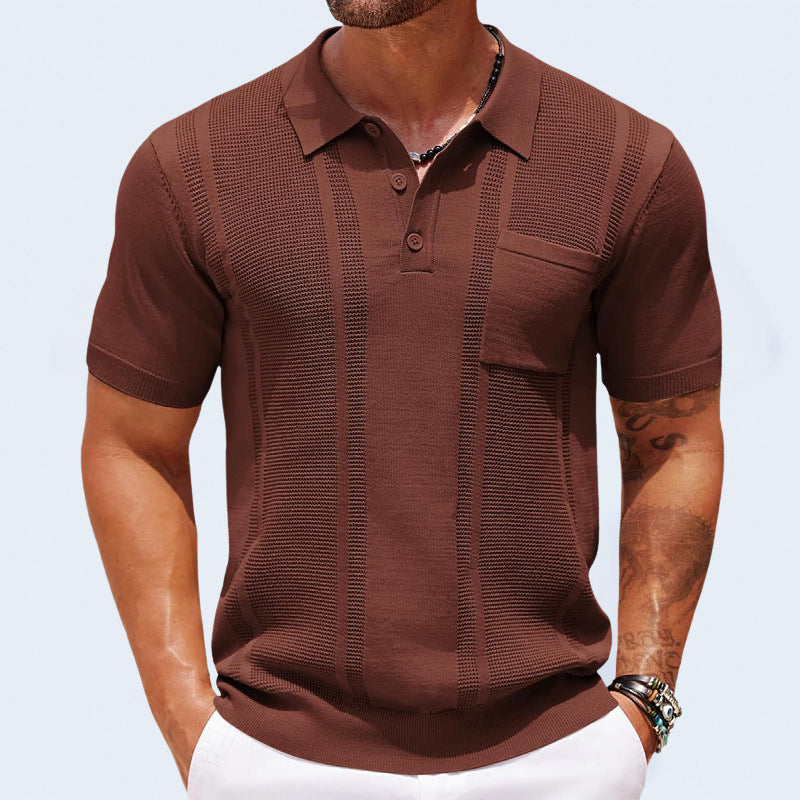 Modern short-sleeve polo shirt for men | Marco