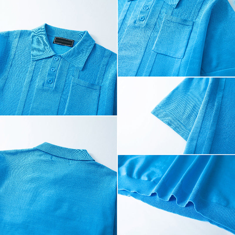 Modern short-sleeve polo shirt for men | Marco