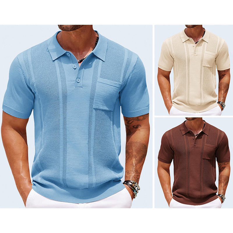 Modern short-sleeve polo shirt for men | Marco