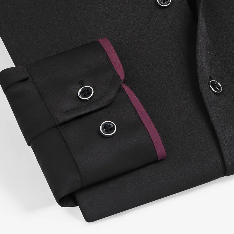 Refined button-up shirt with tailored silhouette for men | Elio