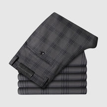 Plaid Straight-Leg Pants for Men | Marcell