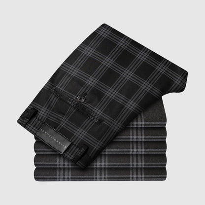 Plaid Straight-Leg Pants for Men | Marcell