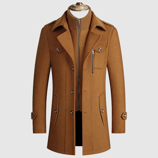 Verdant Wool Blend Coat for Women | Emilia