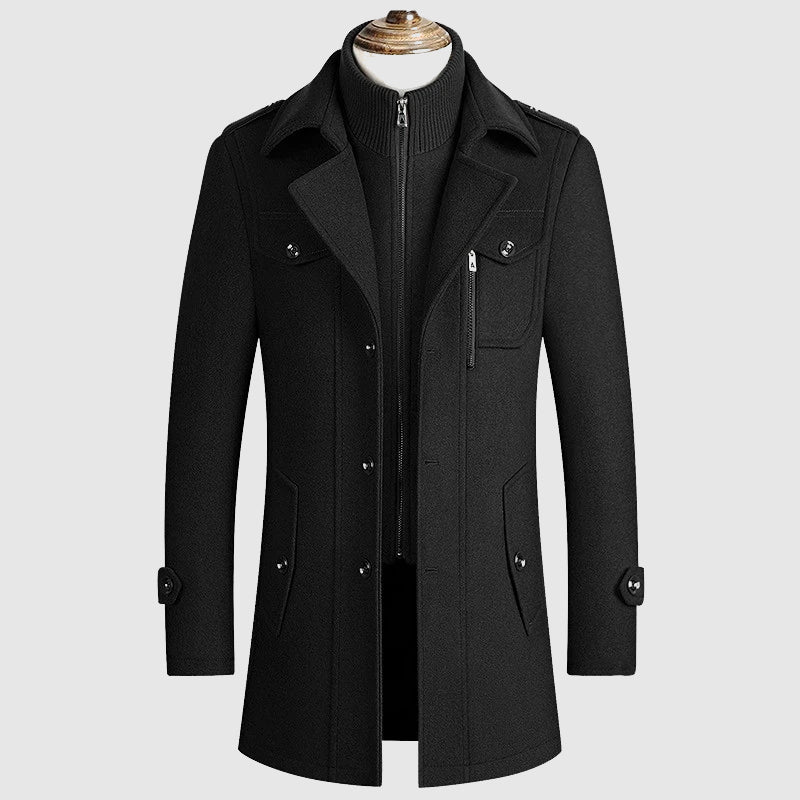 Verdant Wool Blend Coat for Women | Emilia