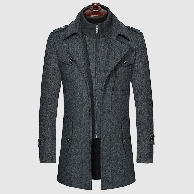 Verdant Wool Blend Coat for Women | Emilia