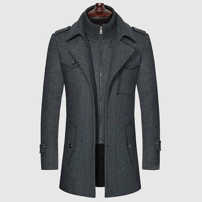 Verdant Wool Blend Coat for Women | Emilia