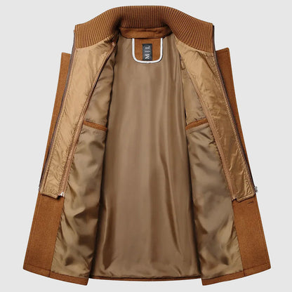 Verdant Wool Blend Coat for Women | Emilia