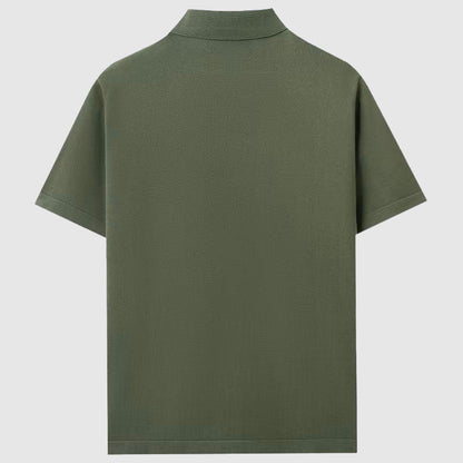 Elegant Short Sleeve Knitted Shirt for Men | Eliano