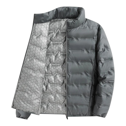 Quilted high collar winter jacket for men | Arcton