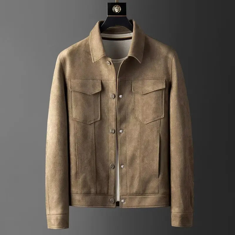Classic suede everyday casual jacket for men | St. Clair