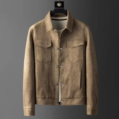 Classic suede everyday casual jacket for men | St. Clair
