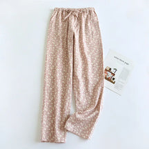 Relaxed floral lounge pants for women | Solene