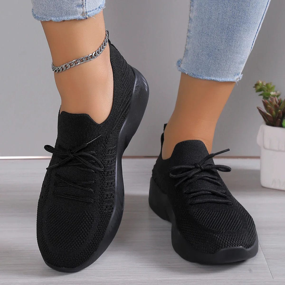 Almira | Women's Breathable Knit Orthopedic Walking Shoes