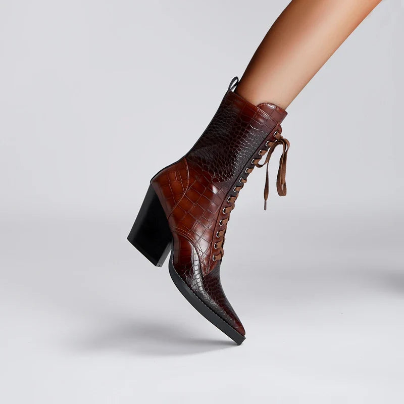 Izzy Ryder Lace-Up Boots for Women | Marlowe