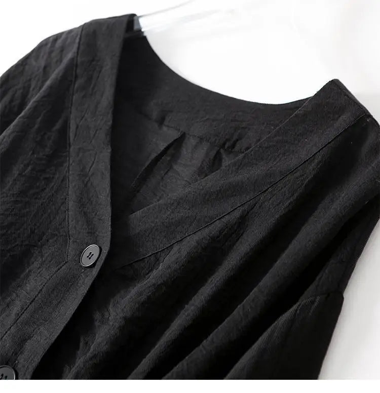 Cotton linen batwing sleeve blouse for women | Eliana