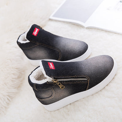 Leighton | Women's Fleece Lined Ankle Boots with Side Zip