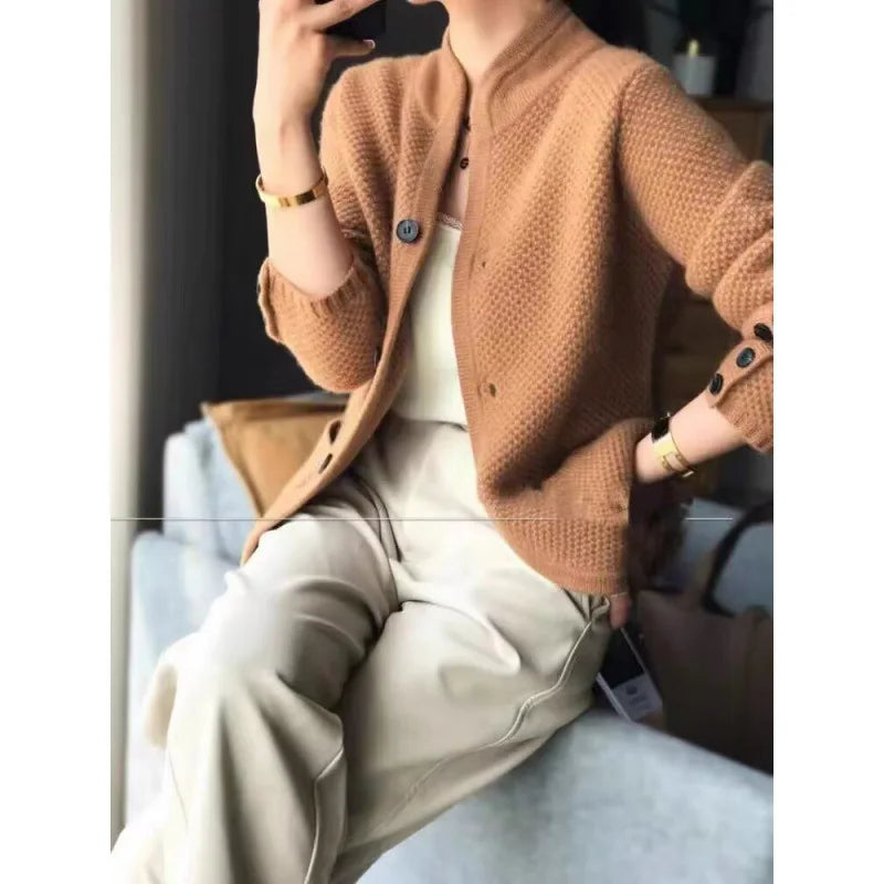 Grace Half-Neck Cardigan for Women | Elowen